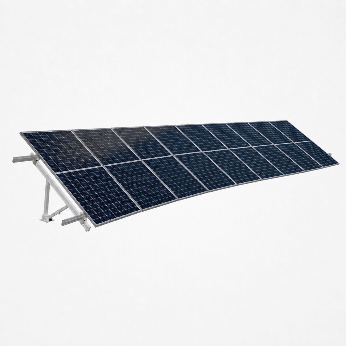 Solarport 2 Rows 8 Columns Portrait Ground Solar Mounting Kit – Energian