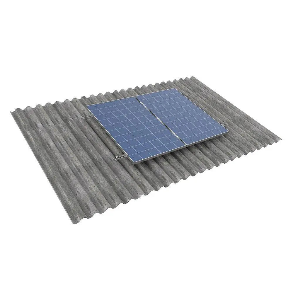 Complete Mounting Kits for Single Row of Solar Panels in Portrait for ...