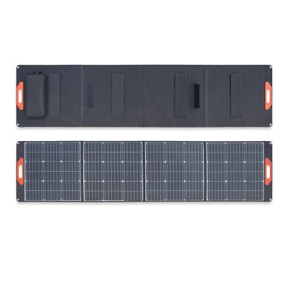 Fokky Tragbare Powerstation 185Wh Solargenerator, 200W AC Ausgängen  Kompatibel mit EU- und UK-Steckern,2 USB-C PD Port(60W/18W),LED Licht für  PC/Reise/Camping/Outdoors/Emergency : : Garten